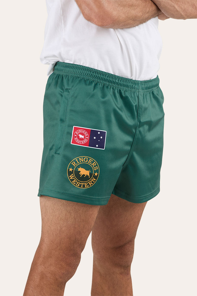 Good Bloke Mens Footy Short - Pine
