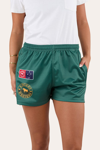Good Bloke Mens Footy Short - Pine