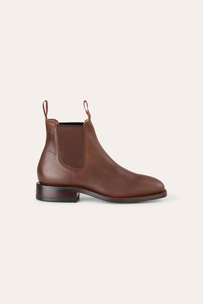 New Kununurra Mens Boot - Burnt Brown