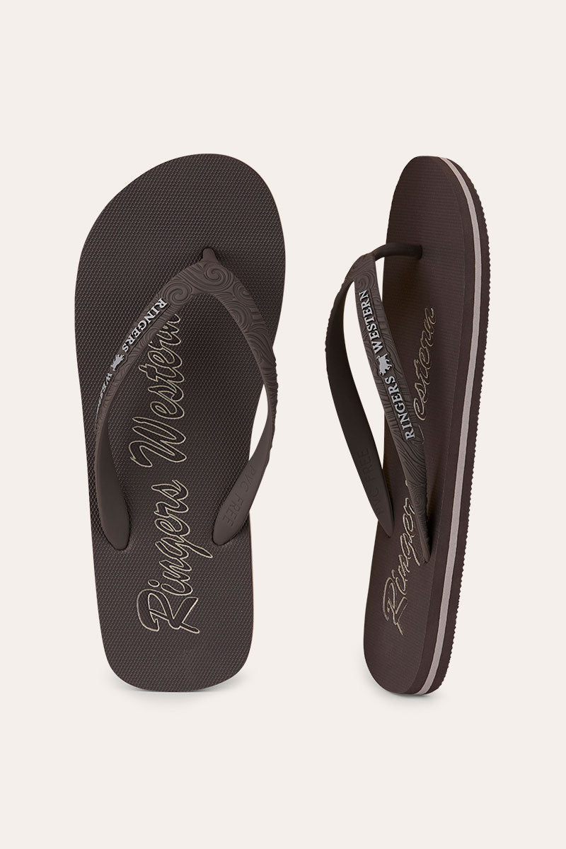 Combi Thong - Black / Grey