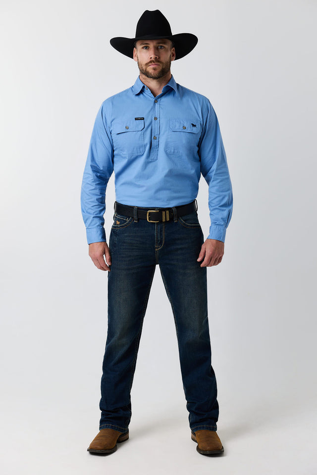 Blaze Mens Relaxed Bootleg Jean