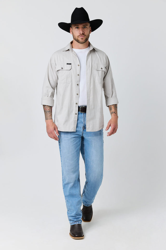 Granger Mens Loose Straight Wide Leg Jean