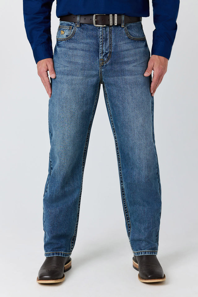 Granger Mens Loose Straight Wide Leg Jean