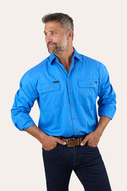 King River Mens Full Button Work Shirt