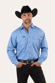 King River Mens Full Button Work Shirt