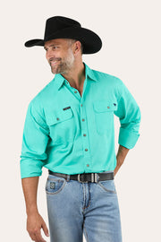 King River Mens Full Button Work Shirt