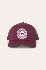 burgundy-white