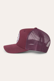 burgundy-white