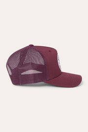 burgundy-white