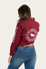 burgundy-white