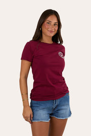 burgundy-white