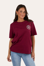 burgundy-white