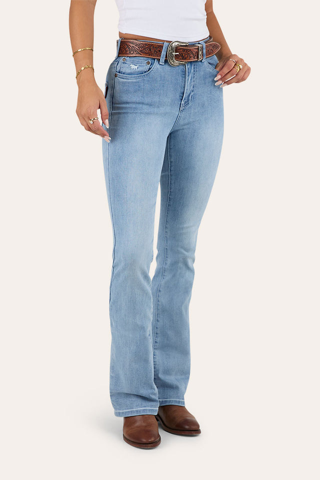 Penny Rodeo Womens High Rise Bootleg Jean