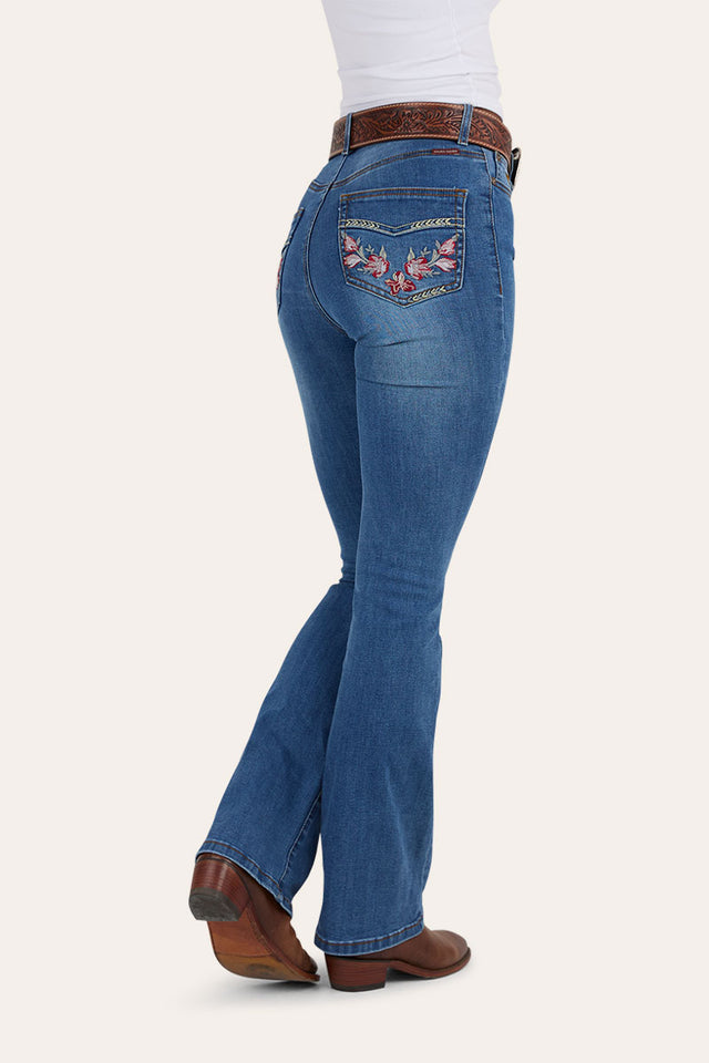 Penny Rodeo Womens High Rise Bootleg Jean
