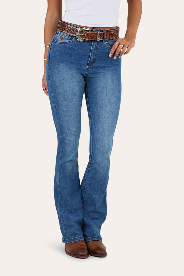 Penny Rodeo Womens High Rise Bootleg Jean