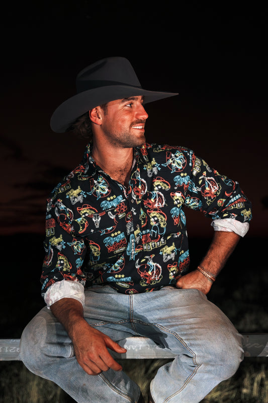 The Dyno Mens Limited Edition Work Shirt - Black / Multi
