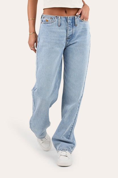Josephine Low Loose Fit Jean - Light Wash Blue
