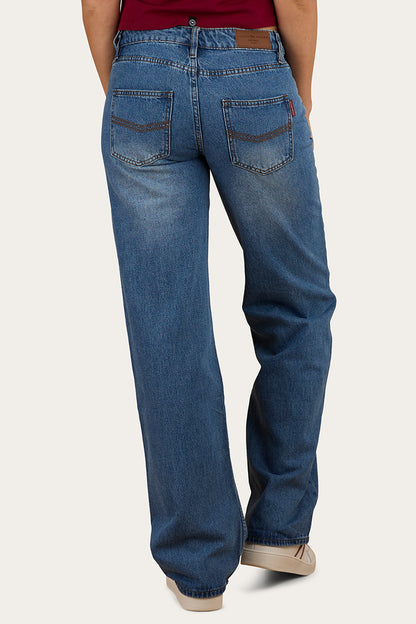 Cammy Low Rise Wide Leg Jean - Light Blue
