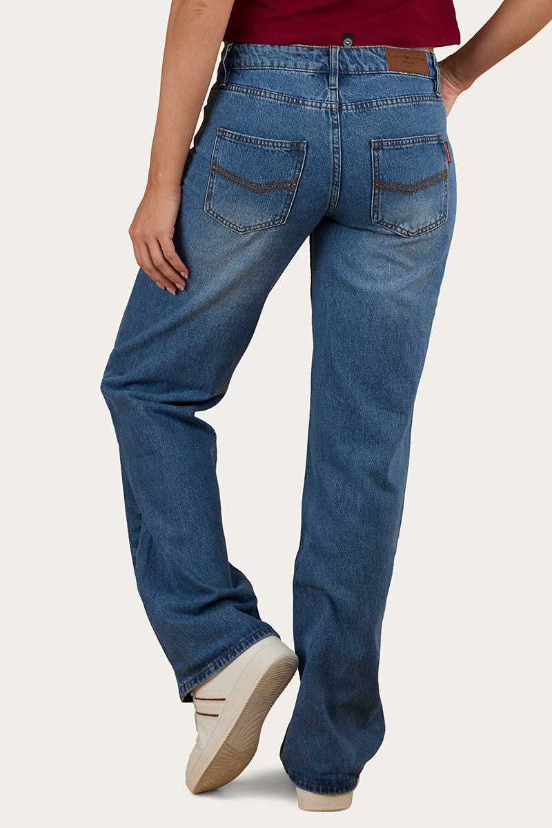 Cammy Low Rise Wide Leg Jean - Light Blue