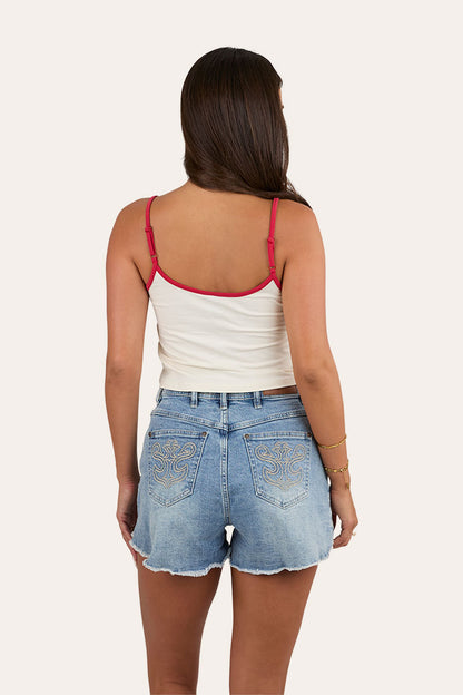 Bad Cowgirls Womens Tank - Off White