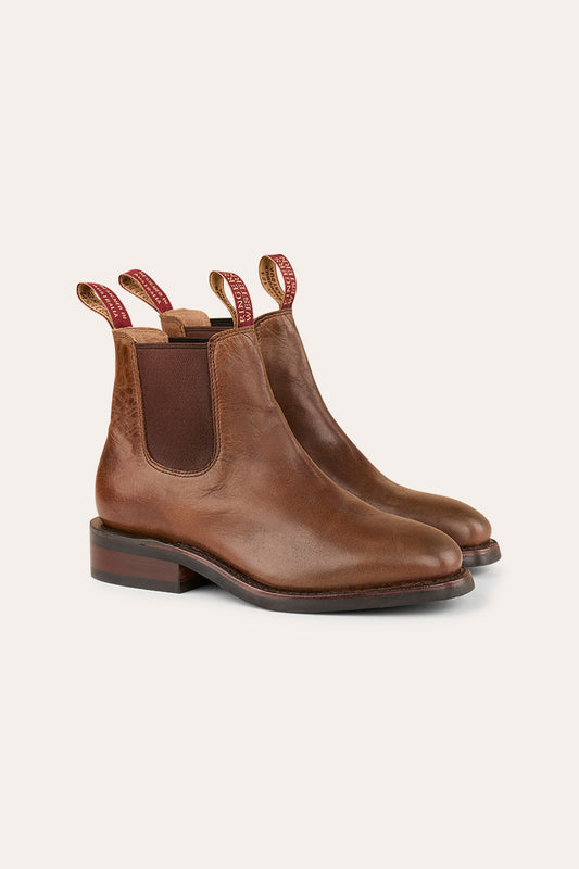 New Kununurra Womens Boot - Burnt Brown