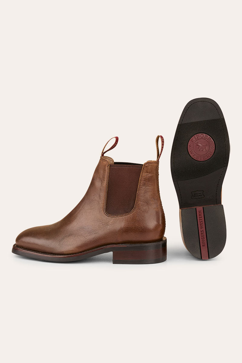 New Kununurra Womens Boot - Burnt Brown