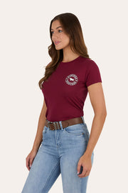 burgundy-white