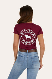 burgundy-white