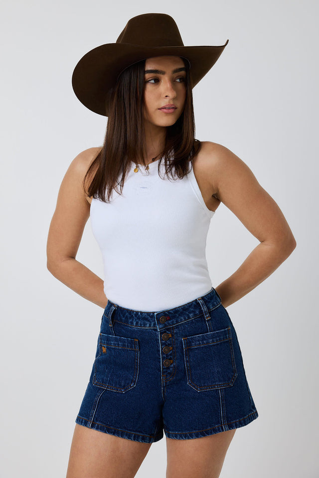 Mollie Womens High Rise Sailor Short