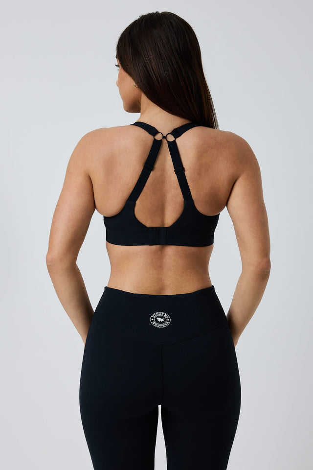 Anikafit Womens Zip Front Support Crop