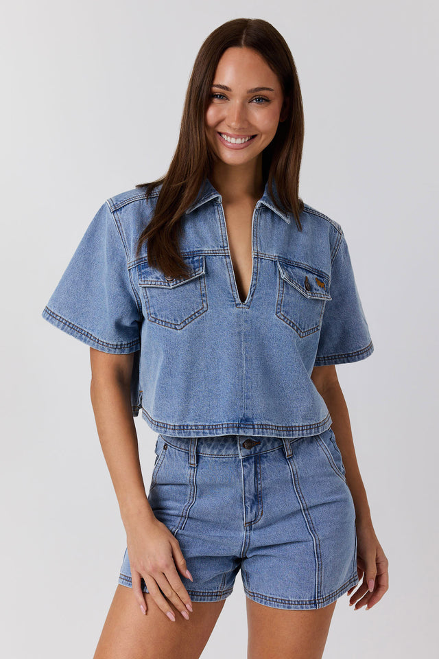 Iris Outback Womens Denim Top