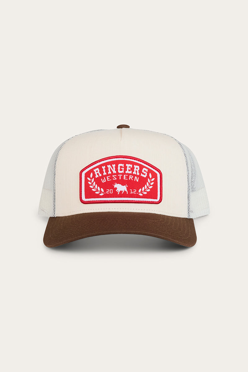 Wheatbelt Trucker - Off White / Chocolate