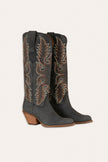 Lainey Womens Tall Western Boot - Black