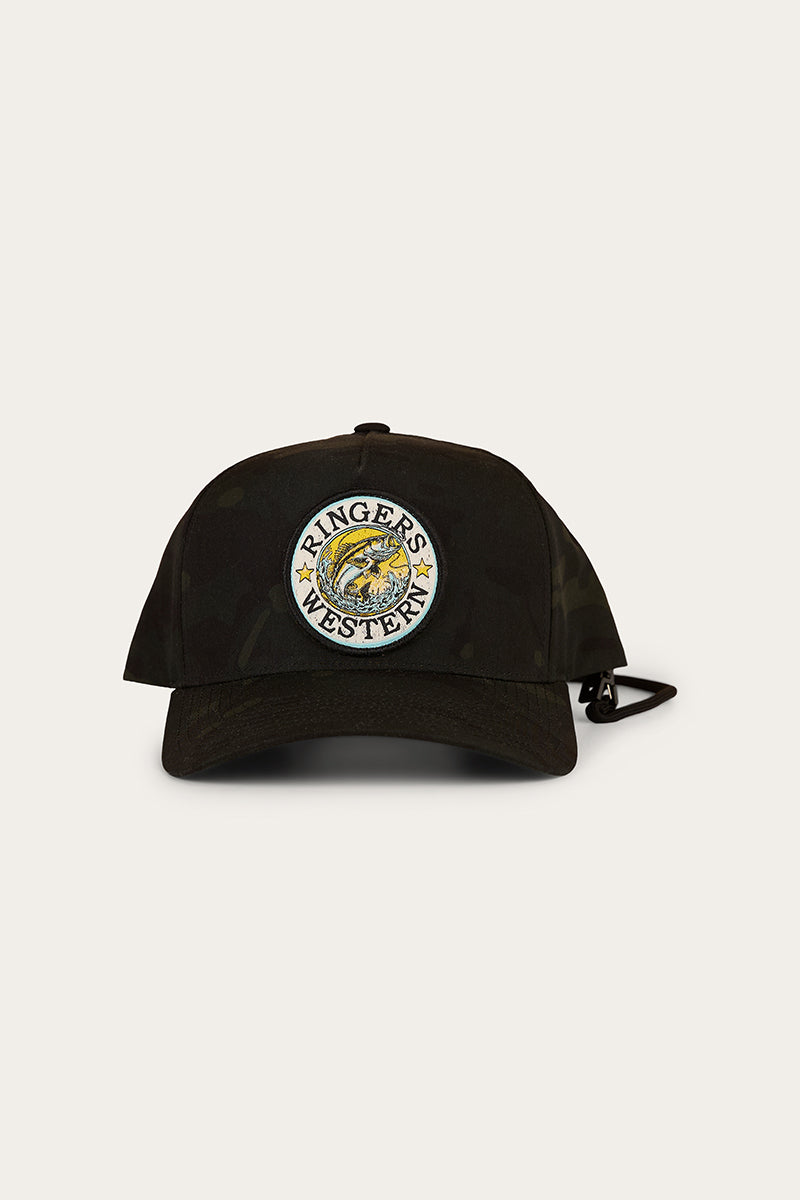 Big Catch Tech Baseball Cap - Black Camo