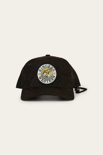 Big Catch Tech Baseball Cap - Black Camo