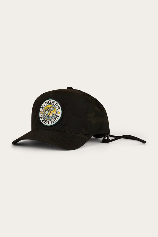 Big Catch Tech Baseball Cap - Black Camo