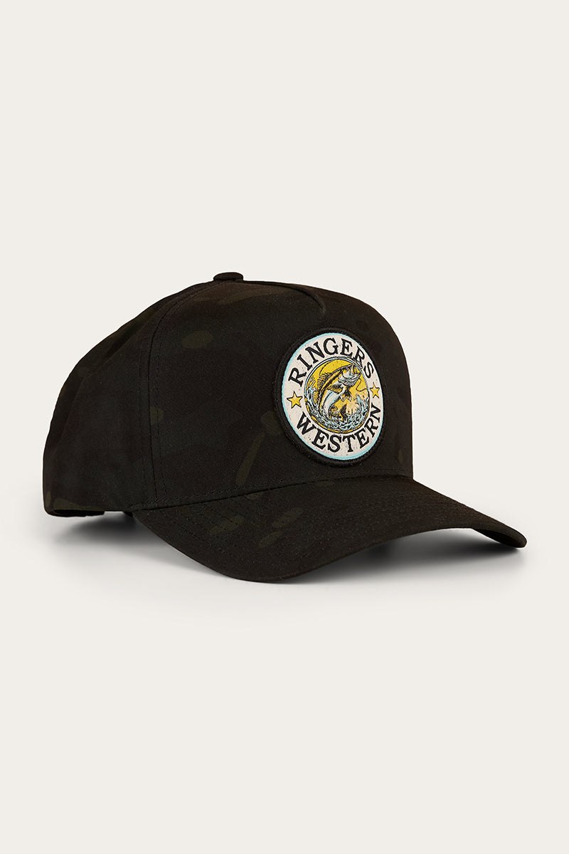 Big Catch Tech Baseball Cap - Black Camo