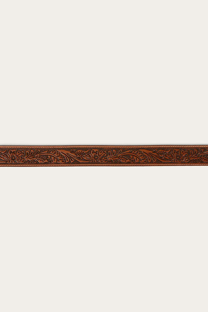 Holster Belt - Brown / Silver