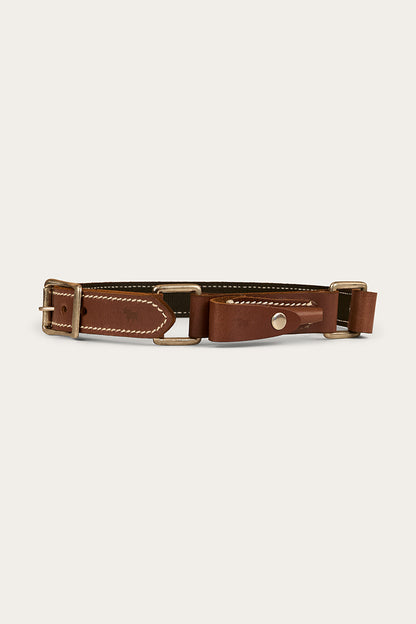 Hobble Belt - Brown / Silver