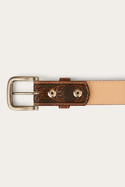 Eldorado Belt - Brown / Silver
