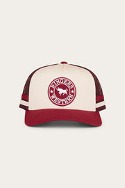 maroon-off-white