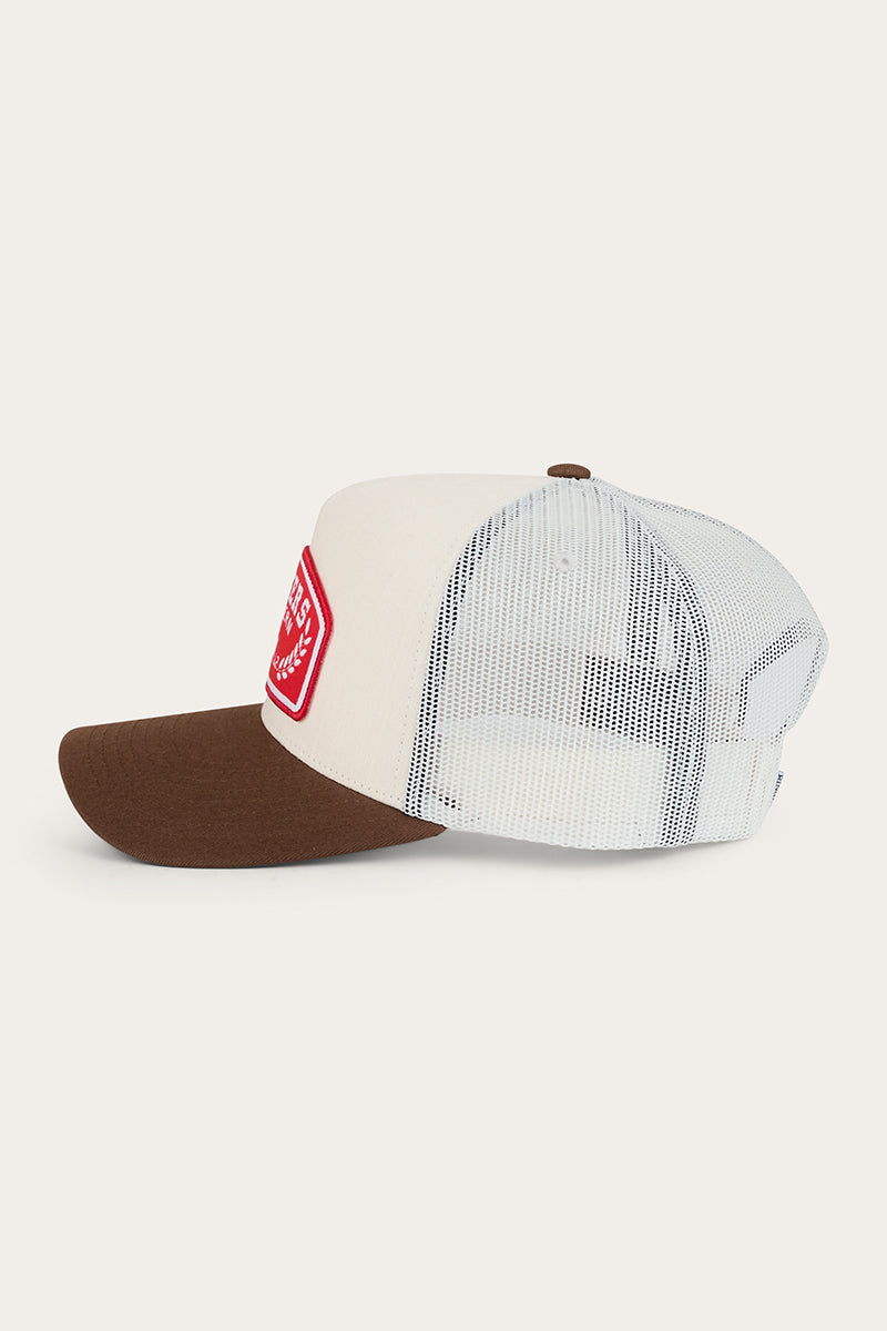 Wheatbelt Trucker - Off White / Chocolate