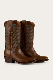 saddle-tan