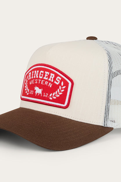 Wheatbelt Trucker - Off White / Chocolate