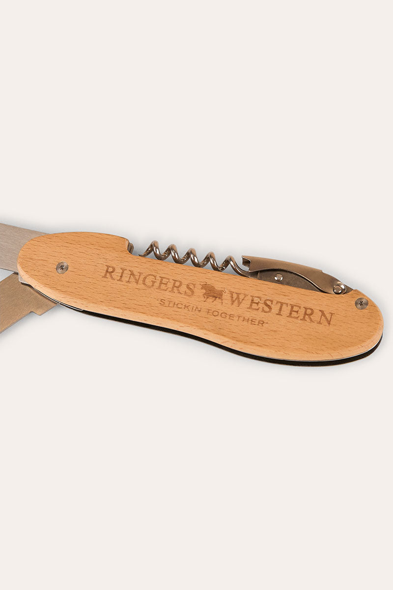 Grill 'Em Bbq Set - Wood