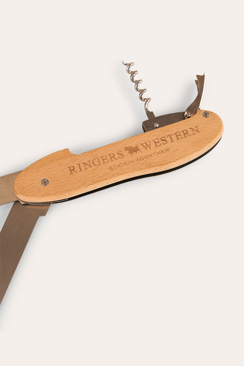 Grill 'Em Bbq Set - Wood