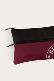 burgundy-black