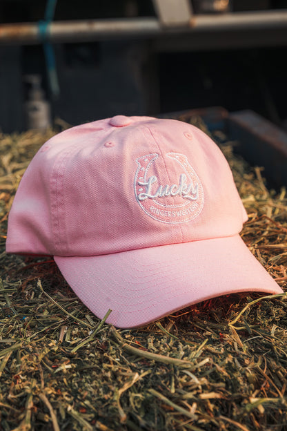 Lucky Kids Baseball Cap - Pastel Pink