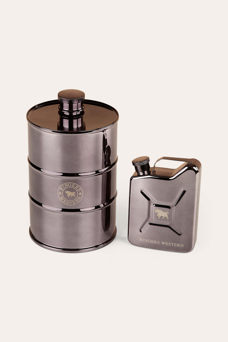 Barrel Flask - Black