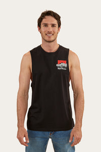 Bout a Truck Mens Muscle Tank - Black